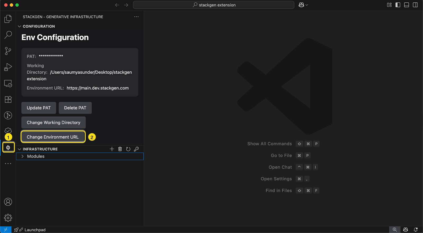 Configure URL