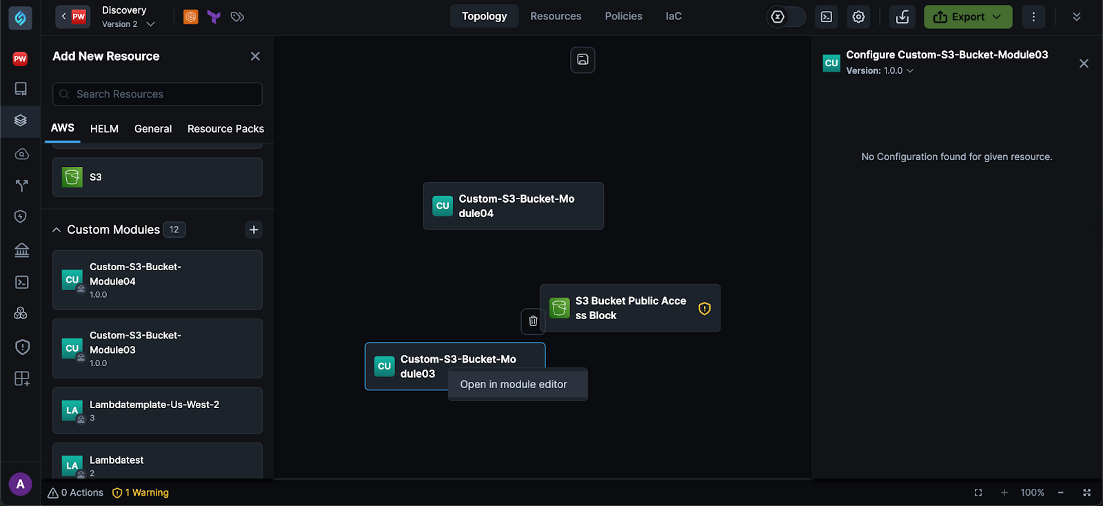 Cross Launch Module Editor