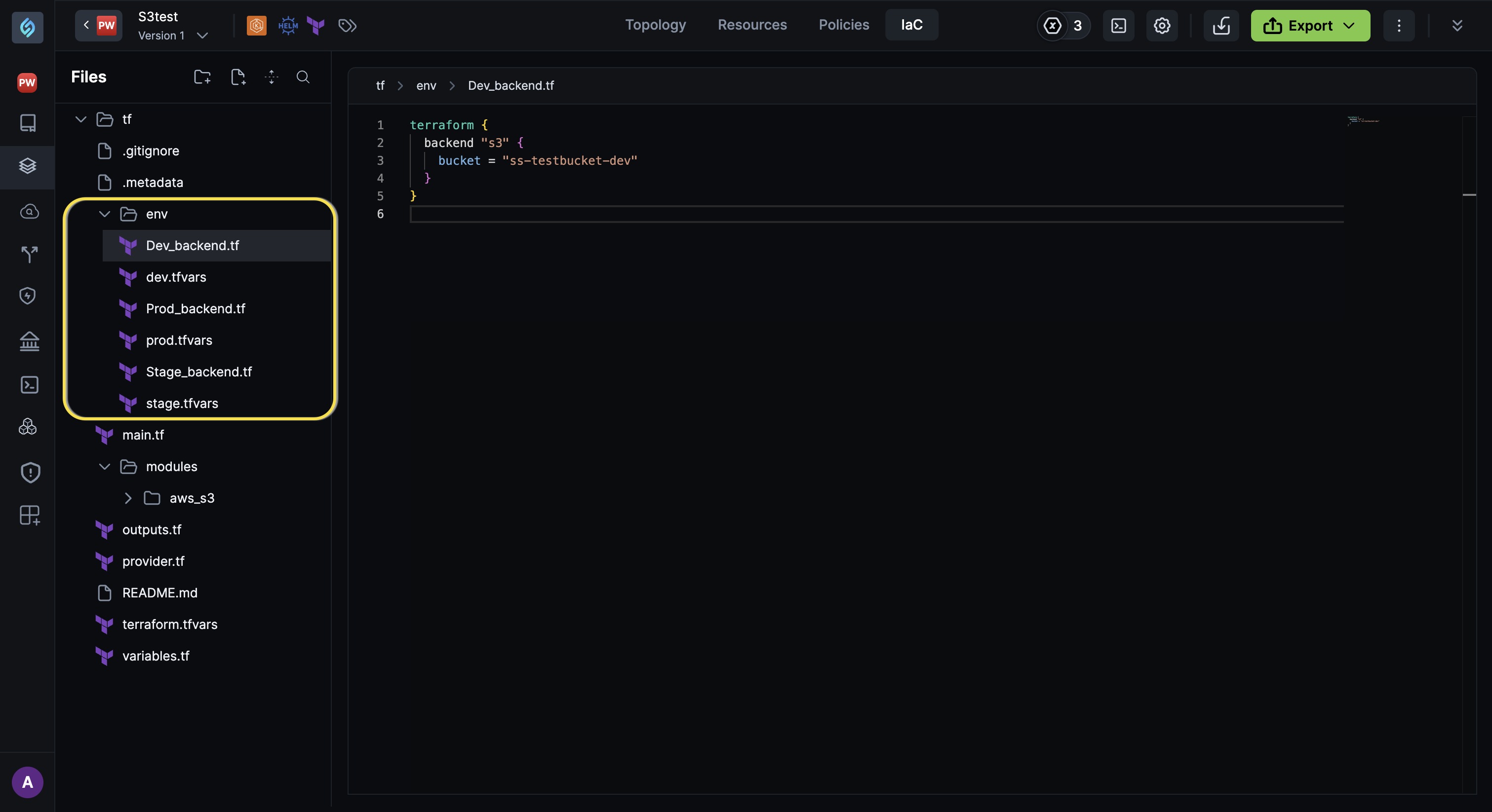 Env Folder