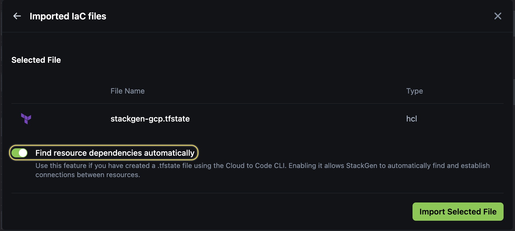 Find Resource Dependencies Automatically