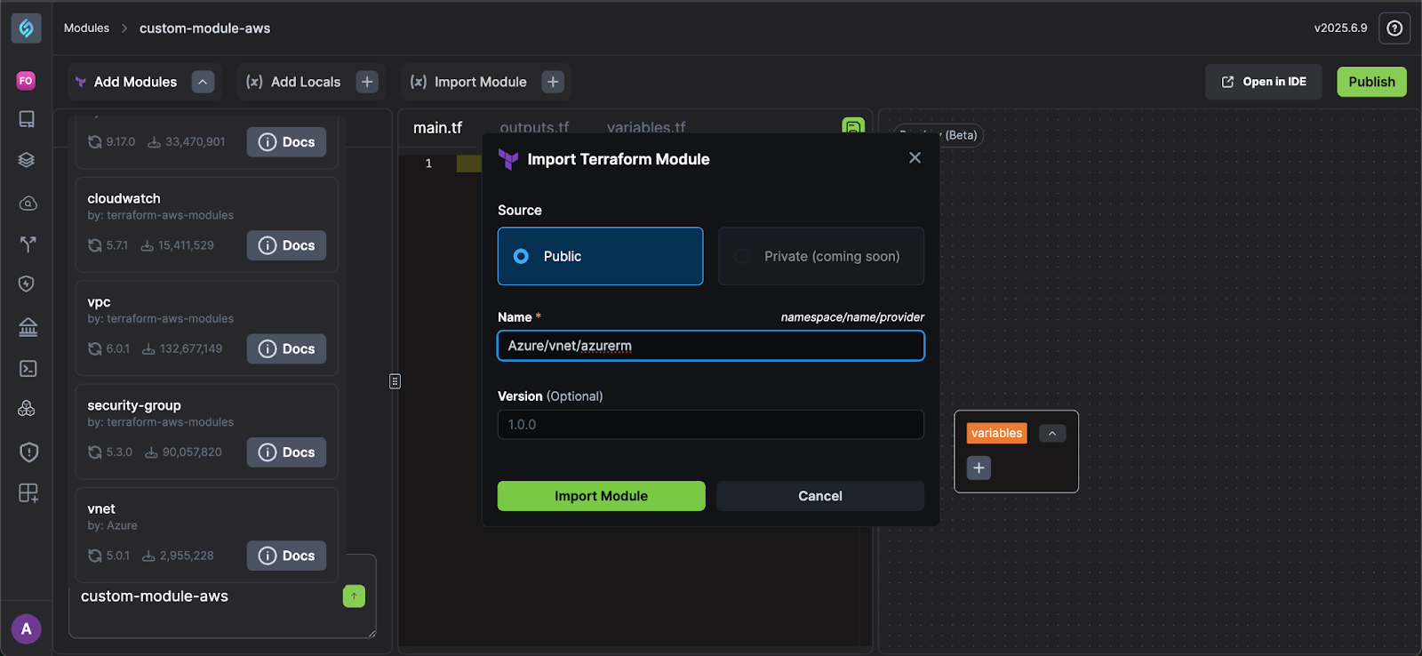 Import Module
