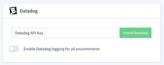 Enable Datadog API access from Shipyard Org Settings