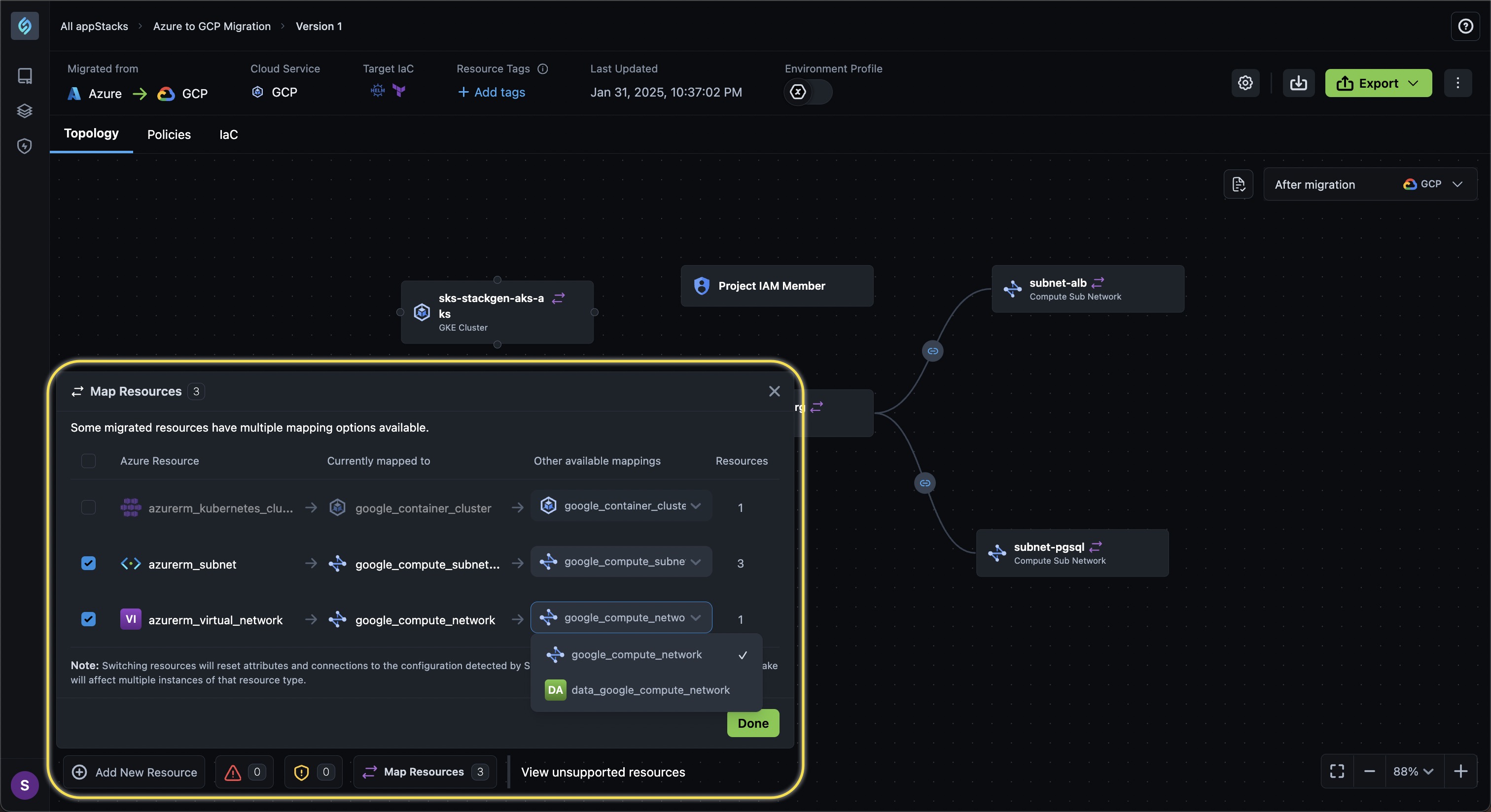 Map Resource from Resource