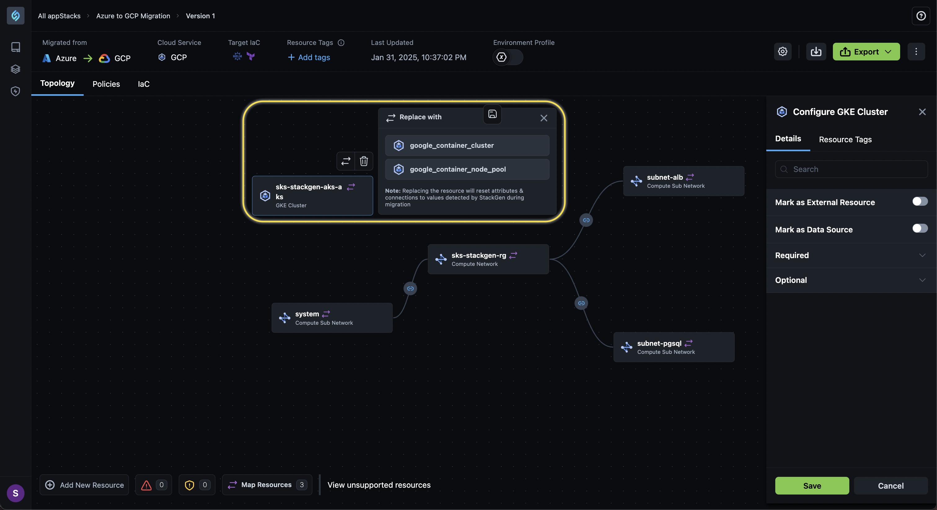 Map Resource from Resource