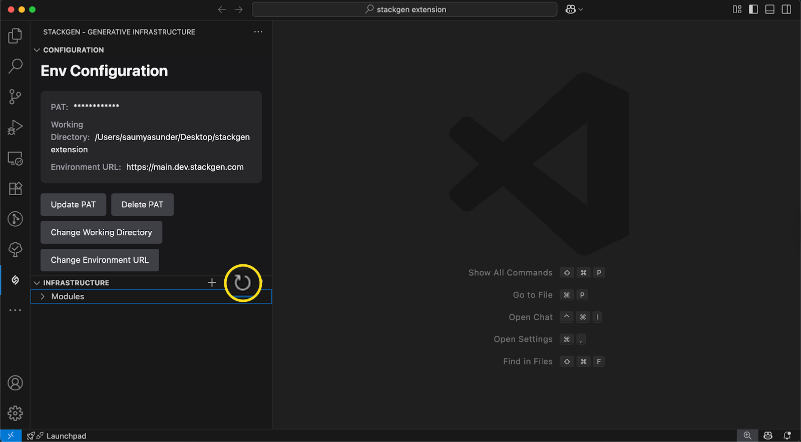 Configure URL